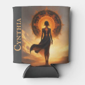 カスタマイズ可能なMemento Drink Cozie 太陽の Eclipse 缶クーラー (正面)