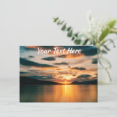 カスタマイズ可能なMidnight Sun、ノルウェー カード (スタンド正面)