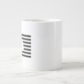 カスタマイズ可能なMILPRO 3 ジャンボコーヒーマグカップ (正面)