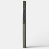 カスタマイズ可能なMossグリーングリッターiPhoneケース Case-Mate iPhoneケース (裏面 / 左)