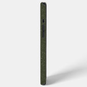カスタマイズ可能なMossグリーンノイズiPhoneケース iPhoneケース (左側面)