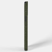 カスタマイズ可能なMossグリーンノイズiPhoneケース iPhoneケース (右側面)