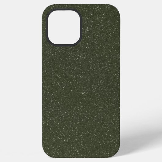 カスタマイズ可能なMossグリーンノイズiPhoneケース iPhoneケース (裏面)