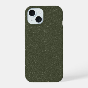 カスタマイズ可能なMossグリーンノイズiPhone 15ケース iPhone 15ケース