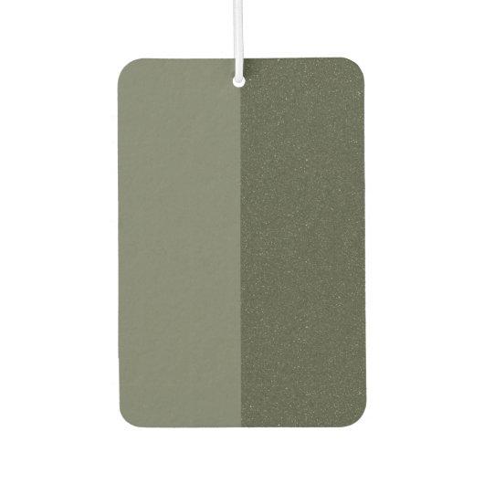 カスタマイズ可能なMoss Green Air Freshener Duo カーエアーフレッシュナー (正面)