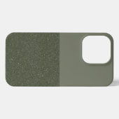 カスタマイズ可能なMoss Green iPhoneケース iPhone 13 Proケース (裏面横)