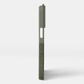 カスタマイズ可能なMoss Green iPhoneケース iPhone 13 Proケース (右側面)
