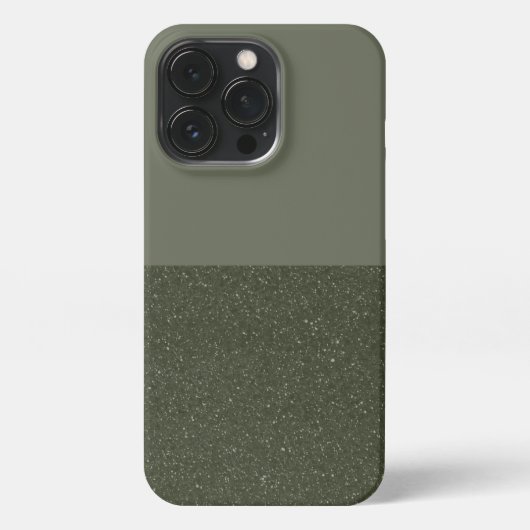 カスタマイズ可能なMoss Green iPhoneケース iPhone 13 Proケース (裏面)