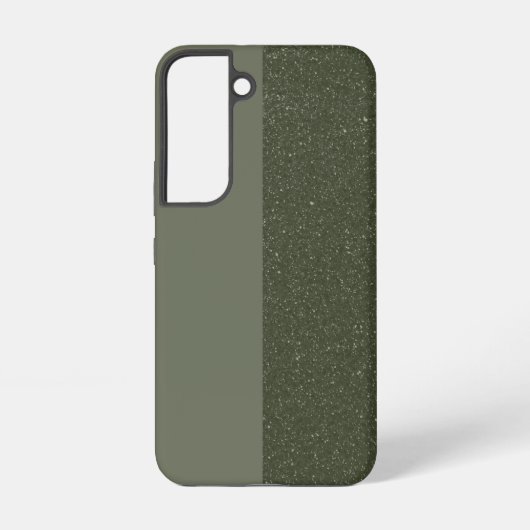 カスタマイズ可能なMoss Green Split銀河系S22ケース Samsung Galaxyケース (裏面)