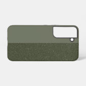 カスタマイズ可能なMoss Green Split銀河系S22ケース Samsung Galaxyケース (裏面横)