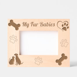 カスタマイズ可能なMy Furベビー レーザー彫刻フレーム