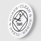 カスタマイズ可能なNAリカバリ任意のクリーンな時間を選択 ラージ壁時計 (傾斜)