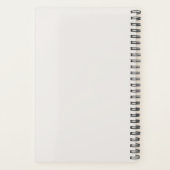 カスタマイズ可能なNametagを使用したKickinのかわいこちゃんプランナー プランナー手帳 (裏面)