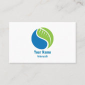 カスタマイズ可能なNaturopath名刺 名刺 (正面)