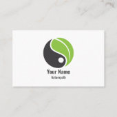 カスタマイズ可能なNaturopath名刺 名刺 (正面)