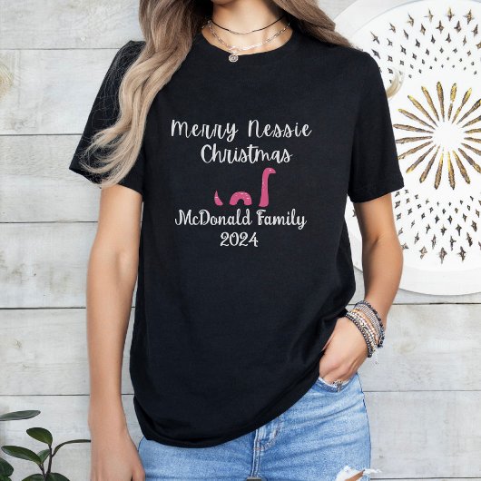 カスタマイズ可能なNessie Tシャツ、スコットランドシャツ Tシャツ