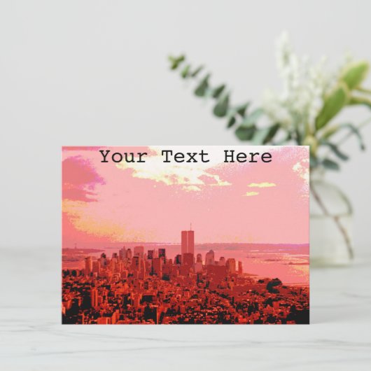 カスタマイズ可能なNew Yorkカード (スタンド正面)