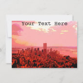 カスタマイズ可能なNew Yorkカード (正面)