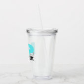 カスタマイズ可能なNPナース開業医の卒業ギフト アクリルタンブラー (左)