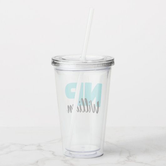 カスタマイズ可能なNPナース開業医の卒業ギフト アクリルタンブラー (裏面)