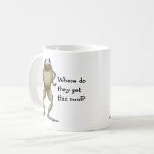 カスタマイズ可能なObadiahのヒキガエル コーヒーマグカップ (正面左)