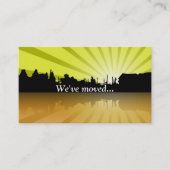 カスタマイズ可能なOfficeの移動した場所 名刺 (正面)