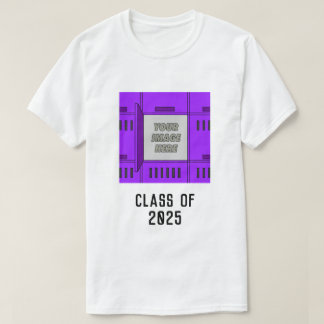 カスタマイズ可能なOpen Locker Frame Purple Tシャツ