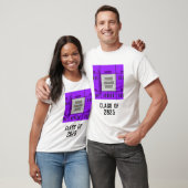 カスタマイズ可能なOpen Locker Frame Purple Tシャツ (ユニセックス)