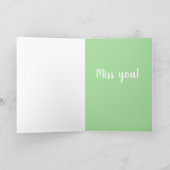 カスタマイズ可能なOrcaキラーホエールポストカード カード (内部)