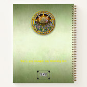 カスタマイズ可能なOstara春Equinoxノートブック ノートブック (裏面)