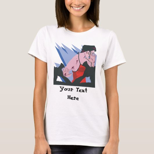 カスタマイズ可能なPaparazziプリンセスTシャツ Tシャツ (正面)