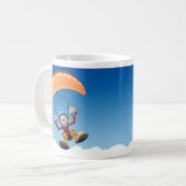 カスタマイズ可能なParagliderのマグ コーヒーマグカップ (正面左)