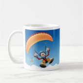 カスタマイズ可能なParagliderのマグ コーヒーマグカップ (左)