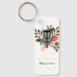 カスタマイズ可能なPDGAナンバーディスクゴルフキーチェーン キーホルダー