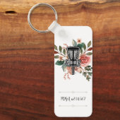 カスタマイズ可能なPDGAナンバーディスクゴルフキーチェーン キーホルダー (正面)