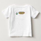 カスタマイズ可能なPigベビー ベビーTシャツ (裏面)
