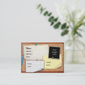 カスタマイズ可能なPinboard 名刺 (スタンド正面)