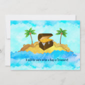 カスタマイズ可能なPirates誕生日招待状 招待状 (裏面)