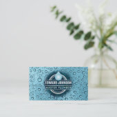 カスタマイズ可能なPlumber名刺 名刺 (スタンド正面)