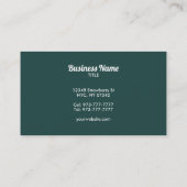 カスタマイズ可能なPlumber名刺 名刺 (裏面)