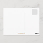 カスタマイズ可能なPope John Paul 2の写真 ポストカード (裏面)