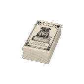 カスタマイズ可能なPug蔵書票 ラバースタンプ (スタンプ)