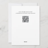 カスタマイズ可能なQRコード付きクリスマスビジネスギフト シーズンカード (裏面)