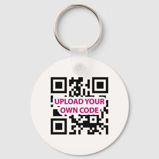 カスタマイズ可能なQRコード キーホルダー (正面)
