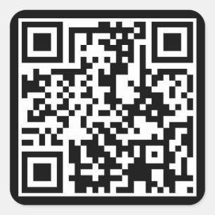 カスタマイズ可能なQRコード スクエアシール