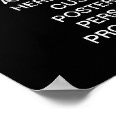 カスタマイズ可能なQRコード ポスター (角)