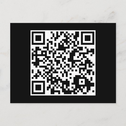 カスタマイズ可能なQRコード ポストカード (正面)