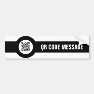 カスタマイズ可能なQRコードmagstripe バンパーステッカー