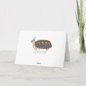 カスタマイズ可能なRedfoot Tootise誕生日カード4 カード (裏面)