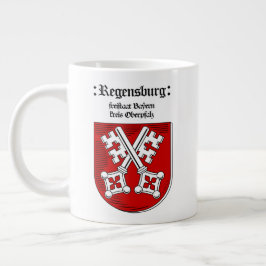 カスタマイズ可能なRegensburg Freistaat 20oz ジャンボコーヒーマグカップ